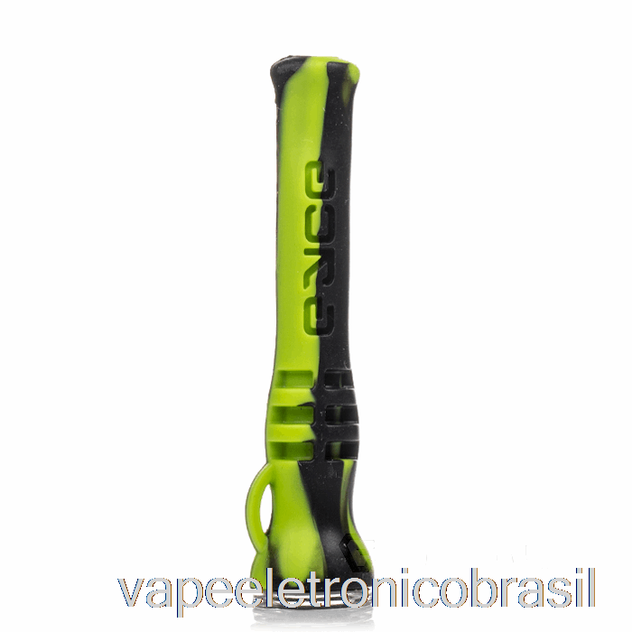 Vape Eletrônico Eyce Shorty Silicone Chillum Creatrgrn (preto/verde Limão)